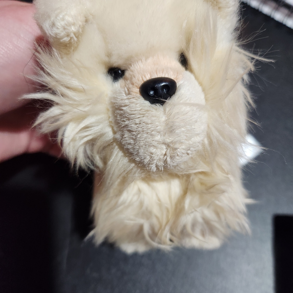 American Girl Fluffy Cream Plush Dog